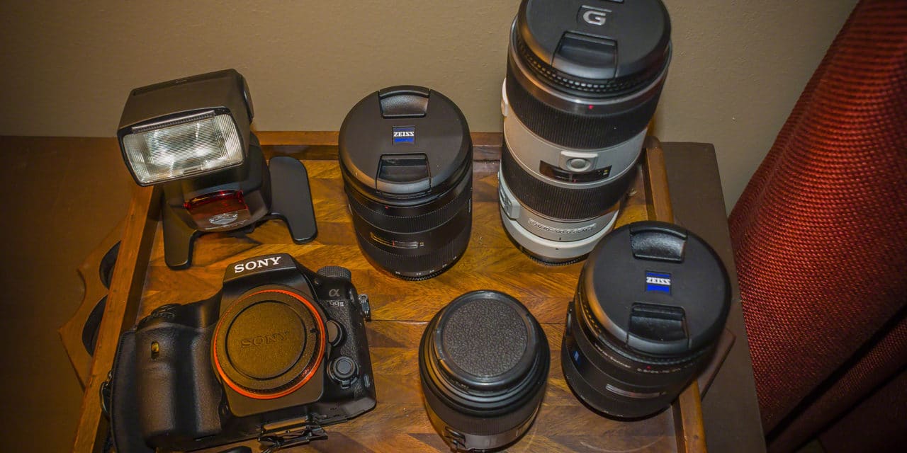 Camera gear Sony a99 II