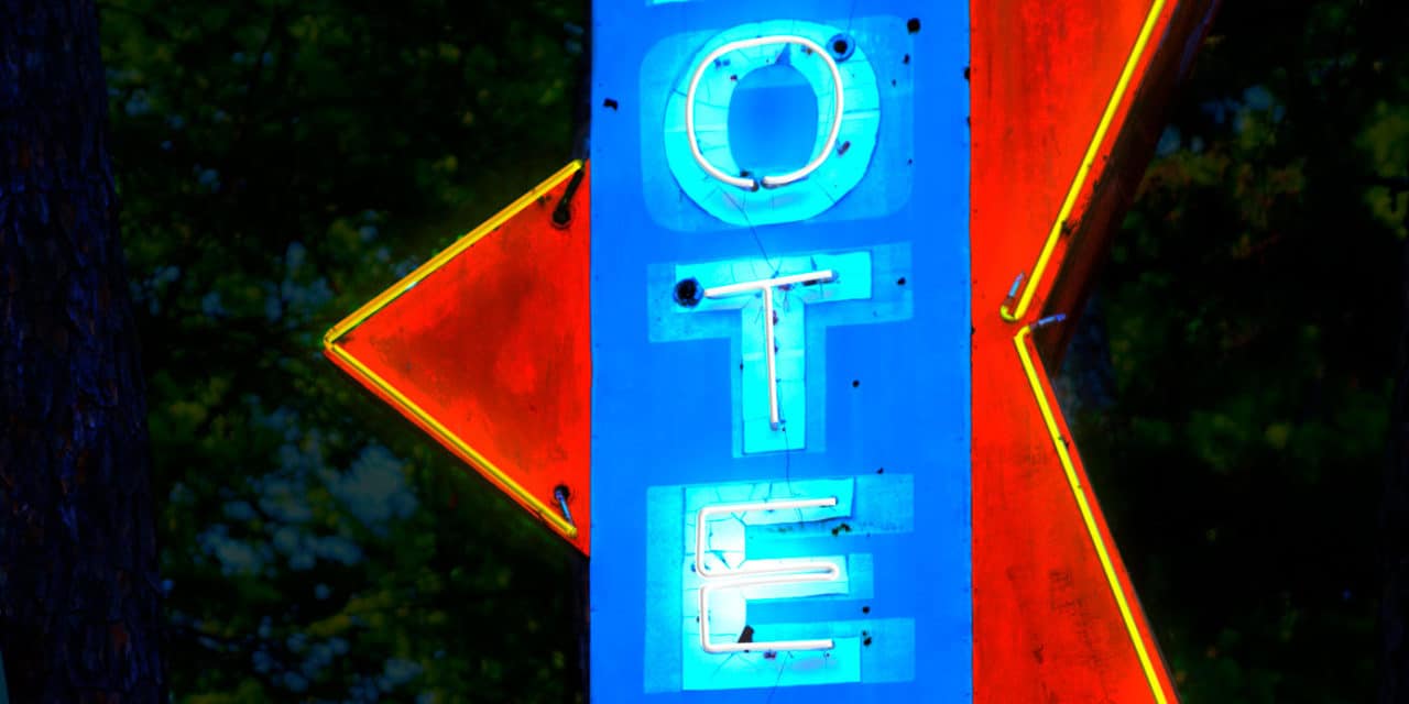 Vintage Neon Motel Sign