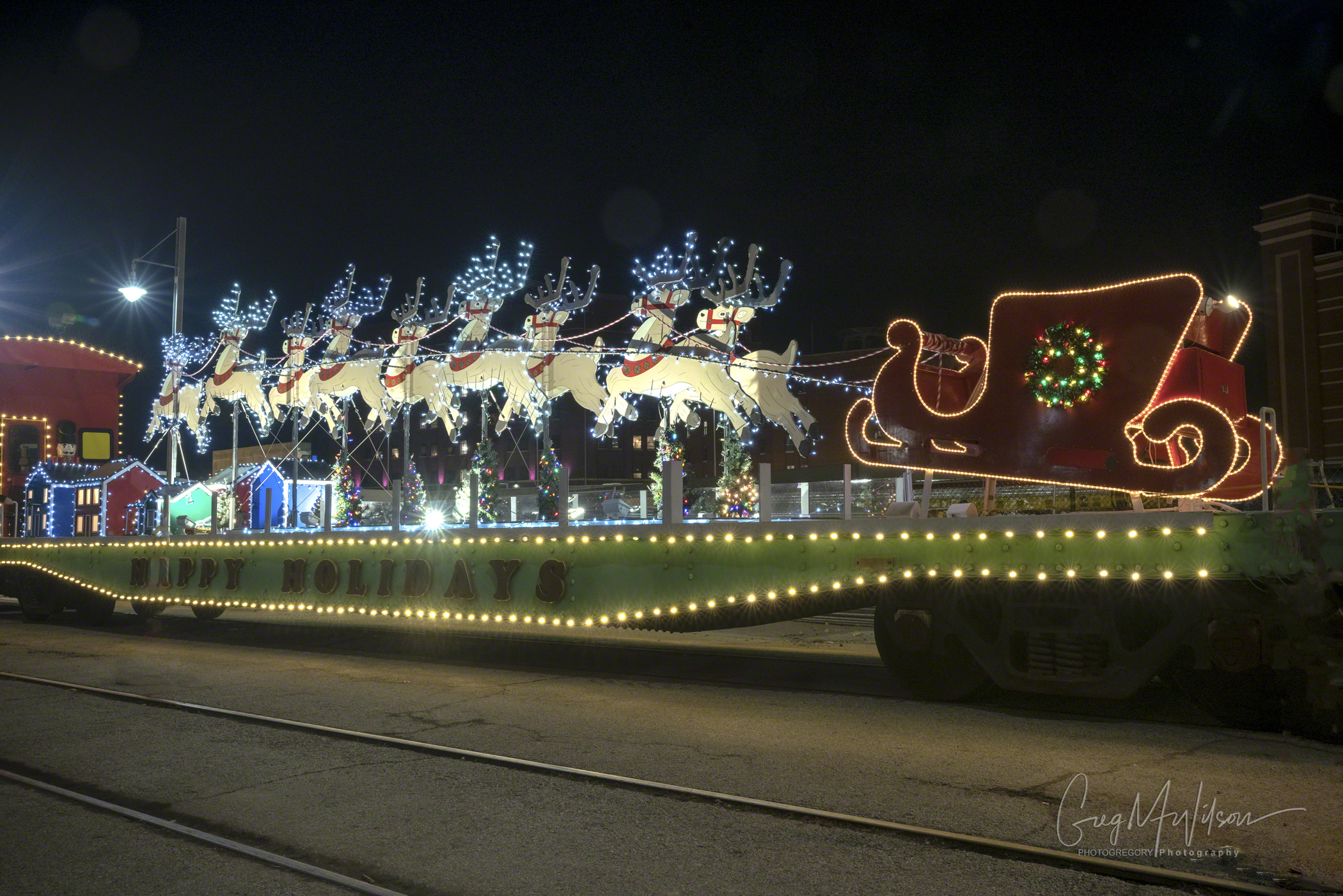 Santa's Sleigh on Holiday Express