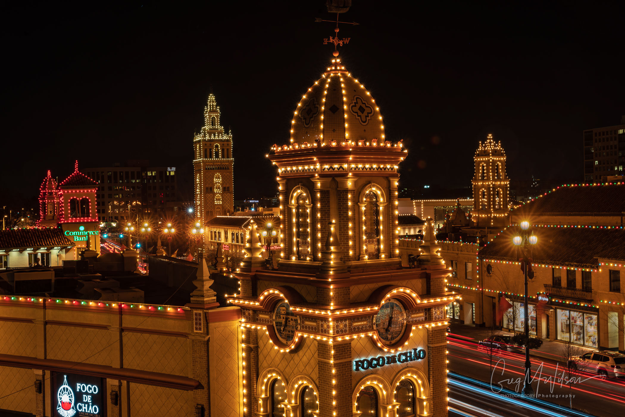 Plaza Christmas Lights PhotoGregory