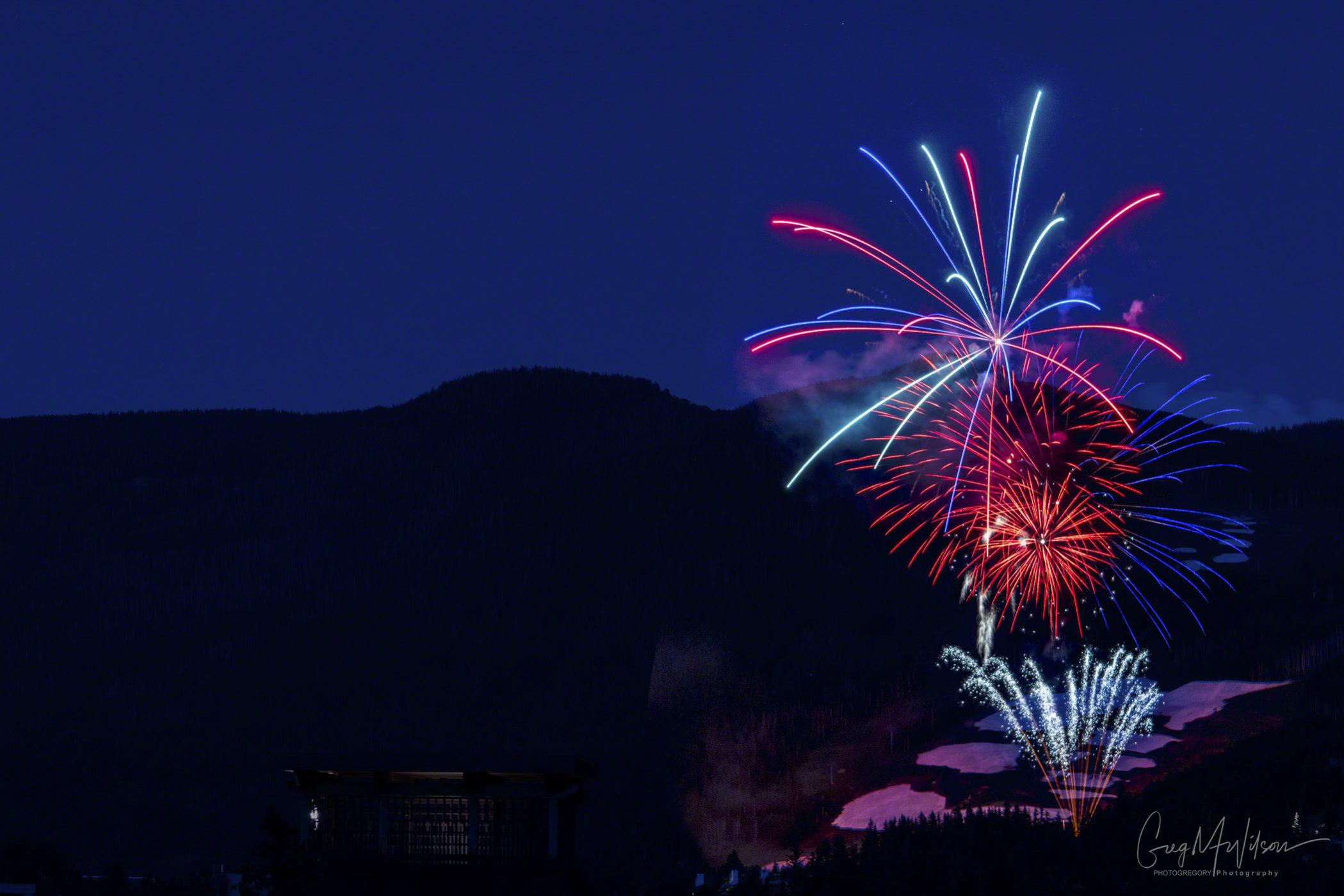 Vail Fireworks at Golden Peak